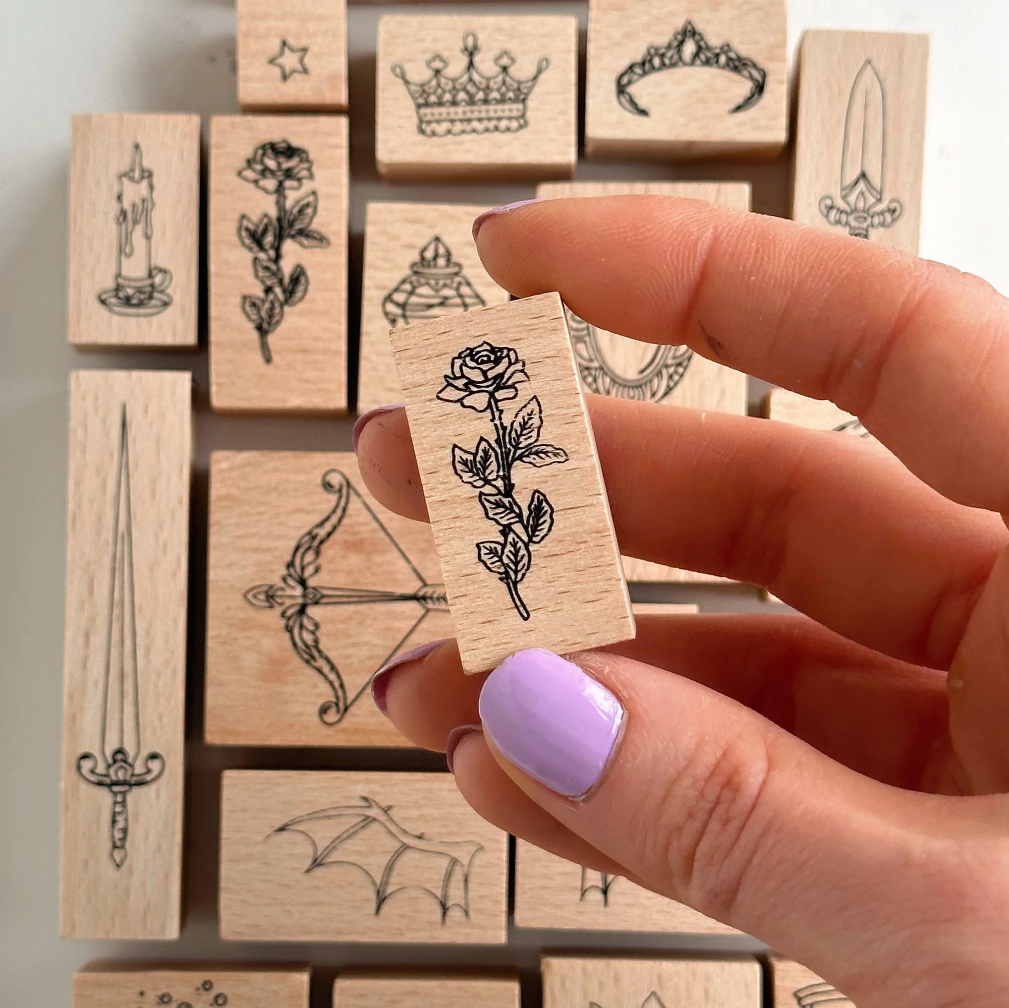 Fantasy & Fiction Stamp Set by The Quirky Cup Collective - Paper Kooka Stationery Shop Australia