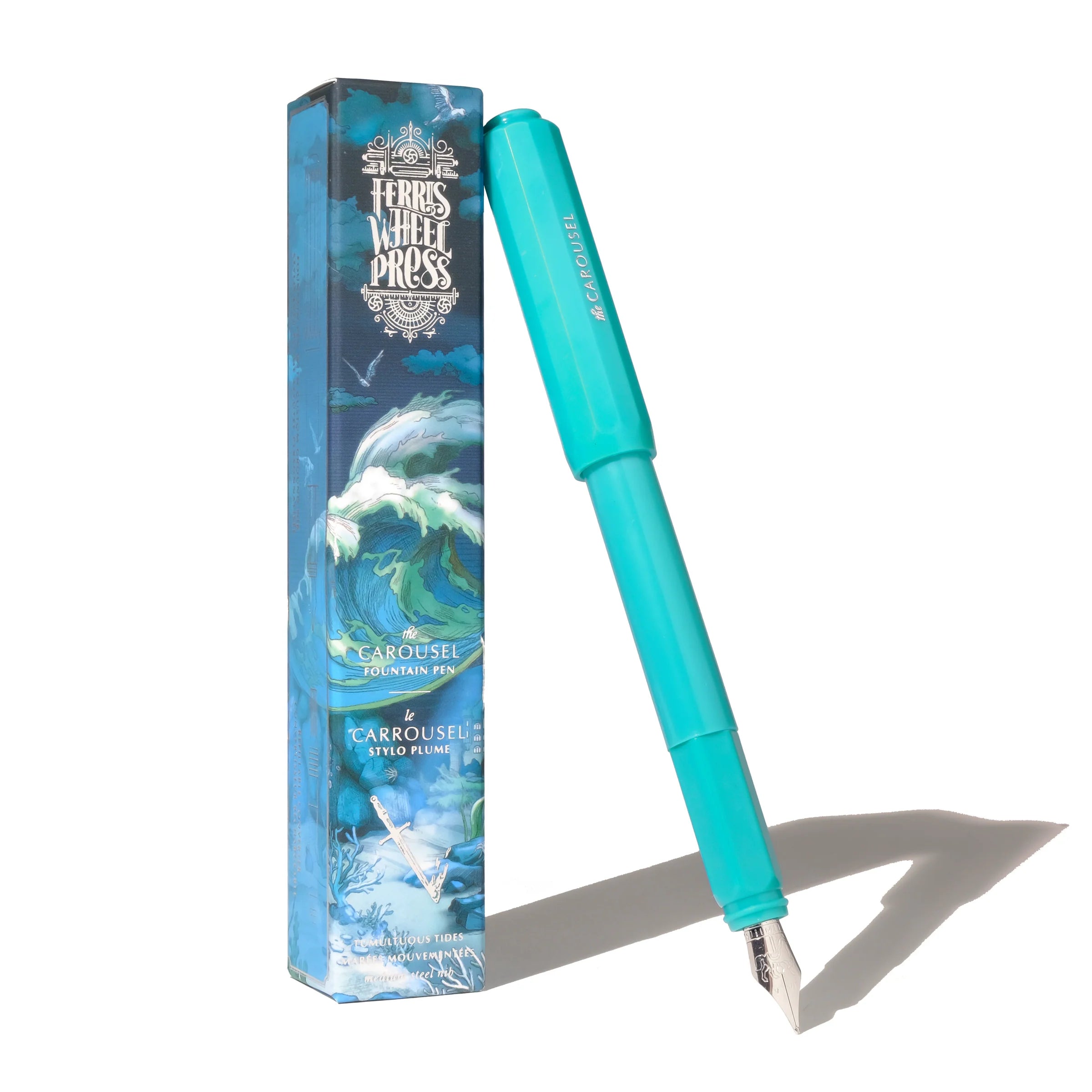 Ferris Wheel Press The Carousel Fountain Pen - Tumultuous Tides - Paper Kooka Australia