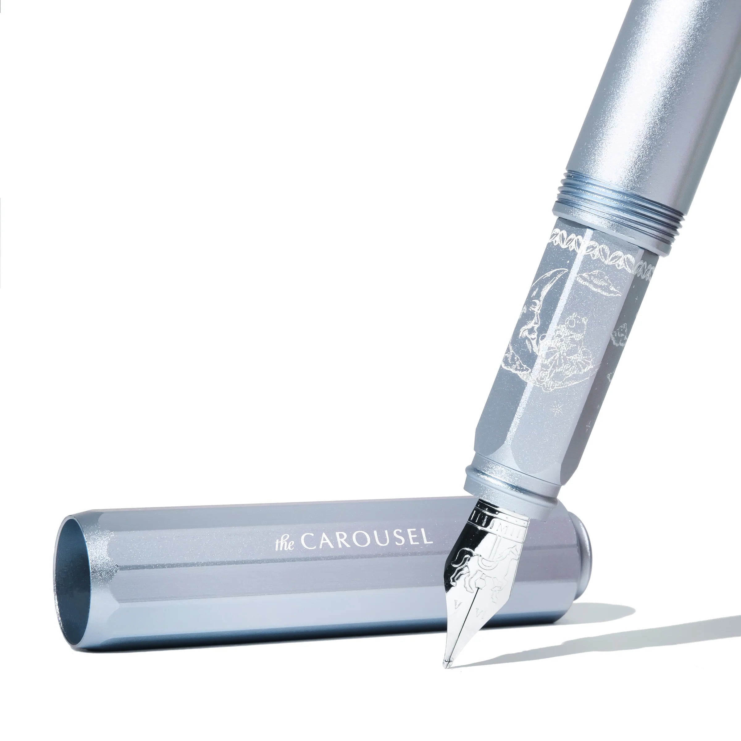 Ferris Wheel Press Harlequin Dream - Aluminium Carousel Fountain Pen  with fine or medium nib - Paper Kooka Australia