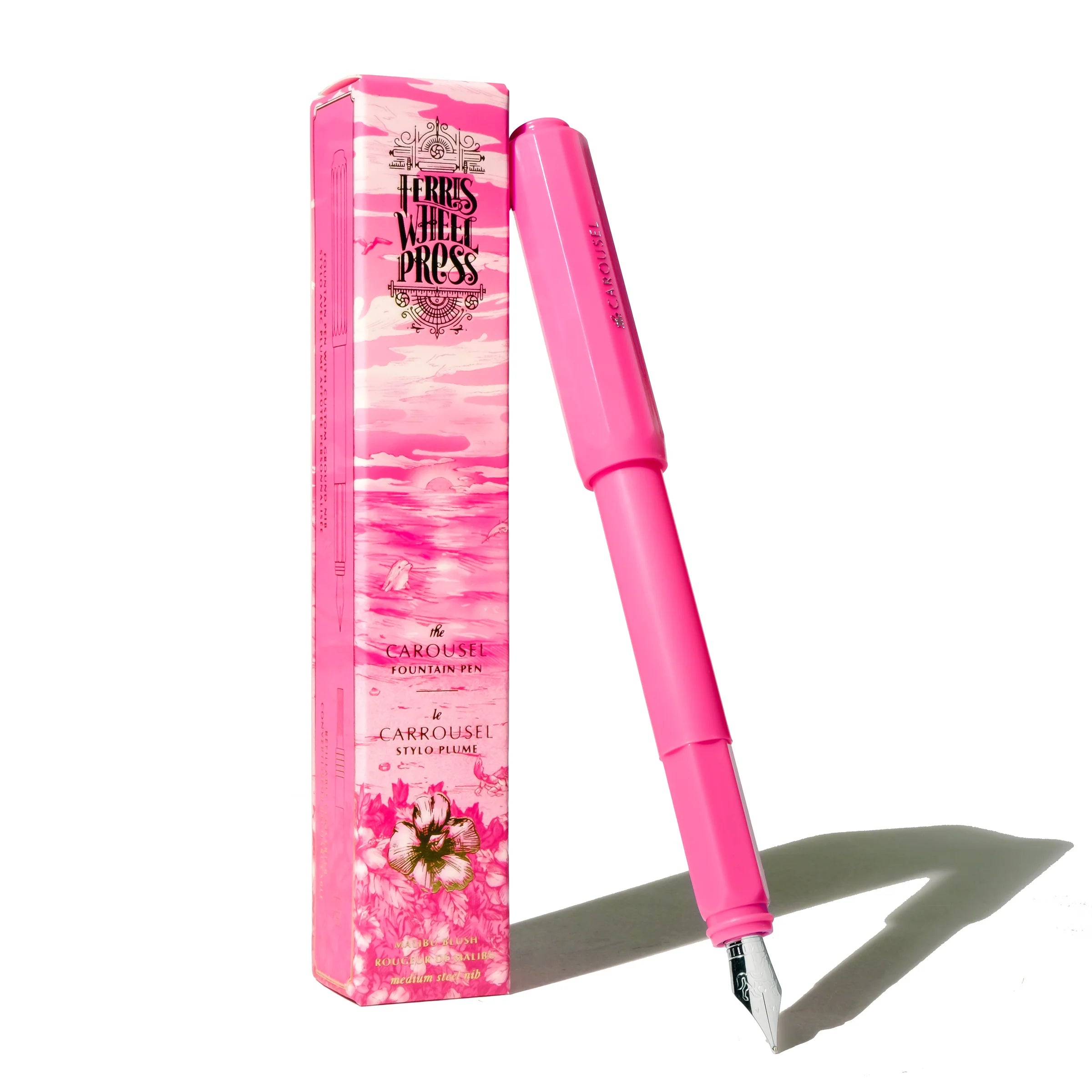 Ferris Wheel Press The Carousel Fountain Pen - Malibu Blush - Paper Kooka Australia