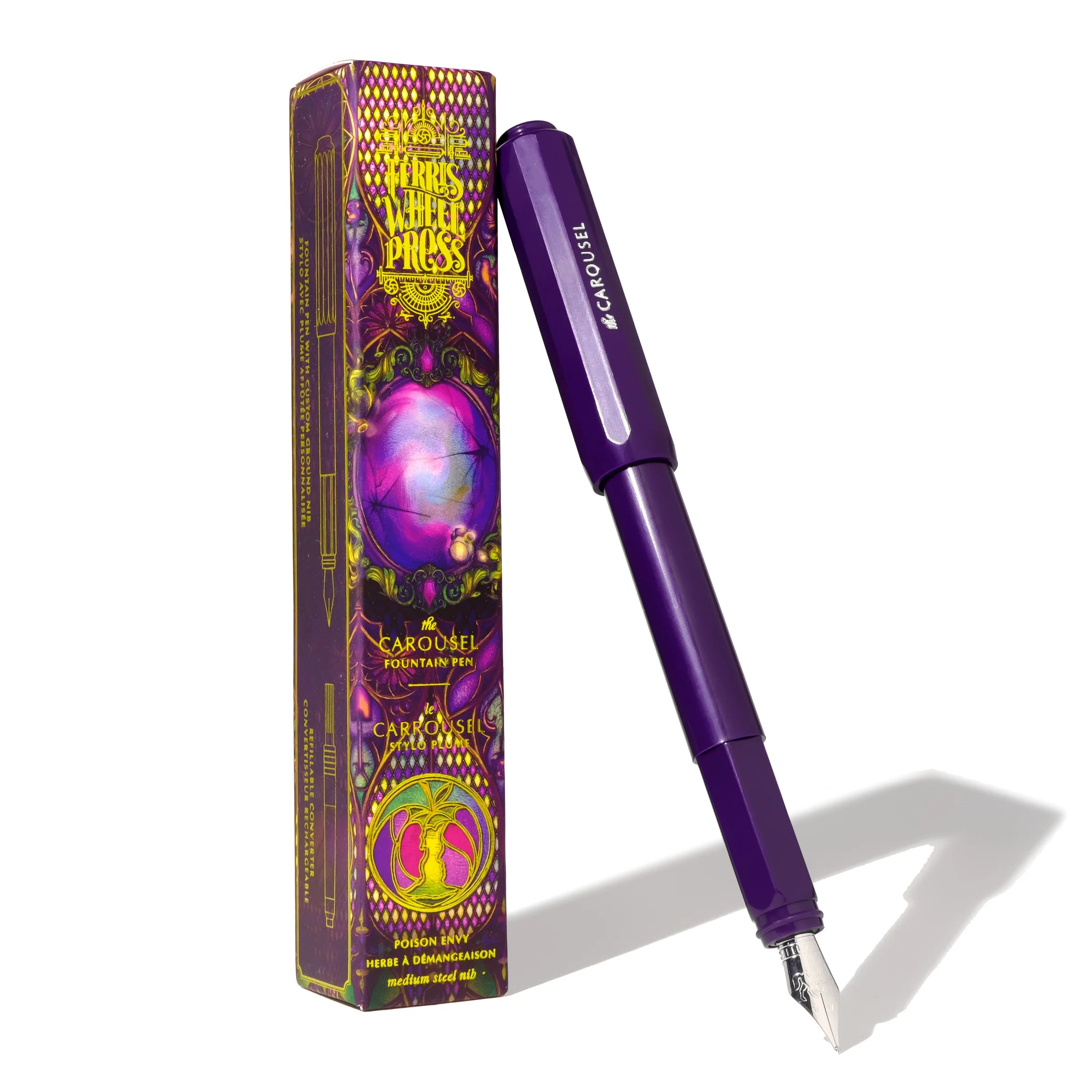 Ferris Wheel Press The Carousel Fountain Pen - Poison Envy - Paper Kooka Australia