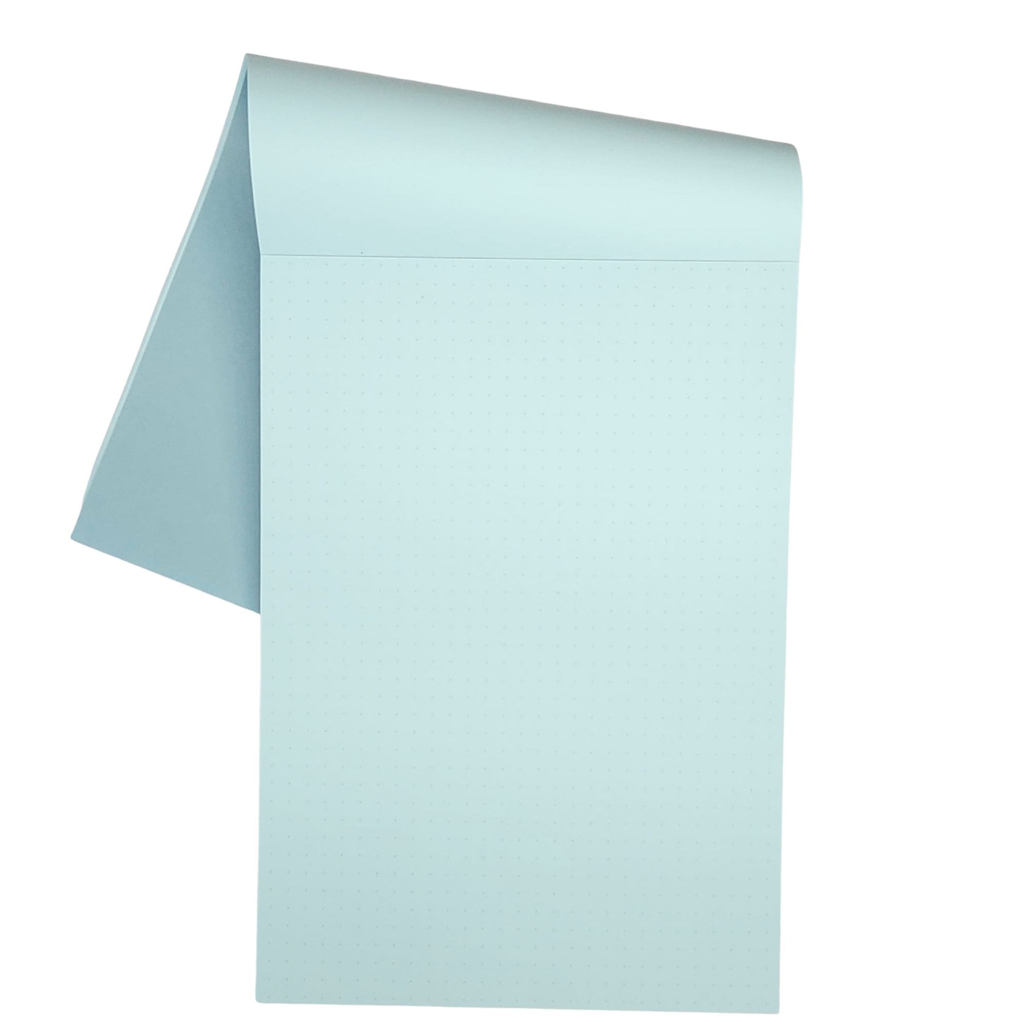 Midori A5 Blue Dotted Notepad open - Paper Kooka Australia