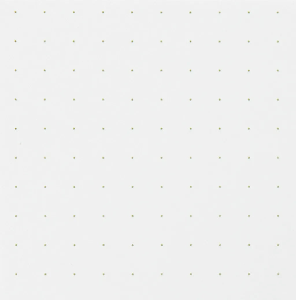 Midori A5 White Dotted Notepad dot grid paper - Paper Kooka Australia