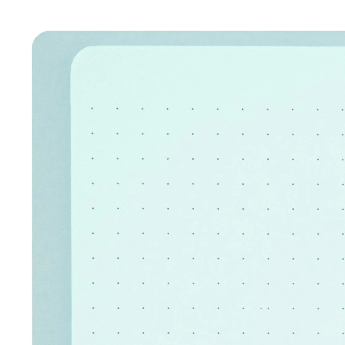Midori Blue A5 Ring Dotted Notebook smooth blue paper - Paper Kooka Australia