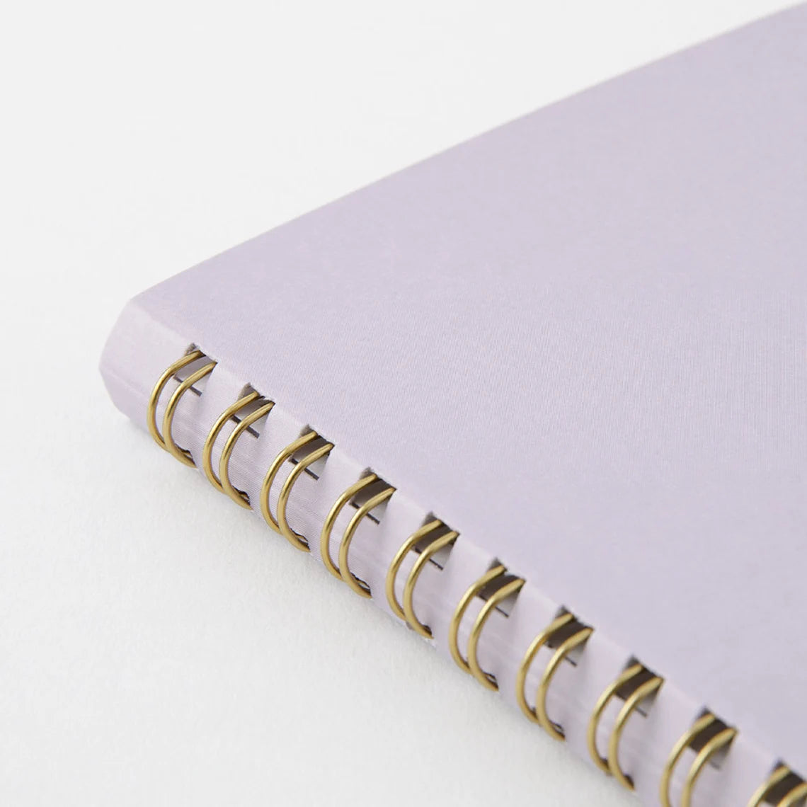 Midori Purple A5 Ring Dotted Notebook binding - Paper Kooka Australia