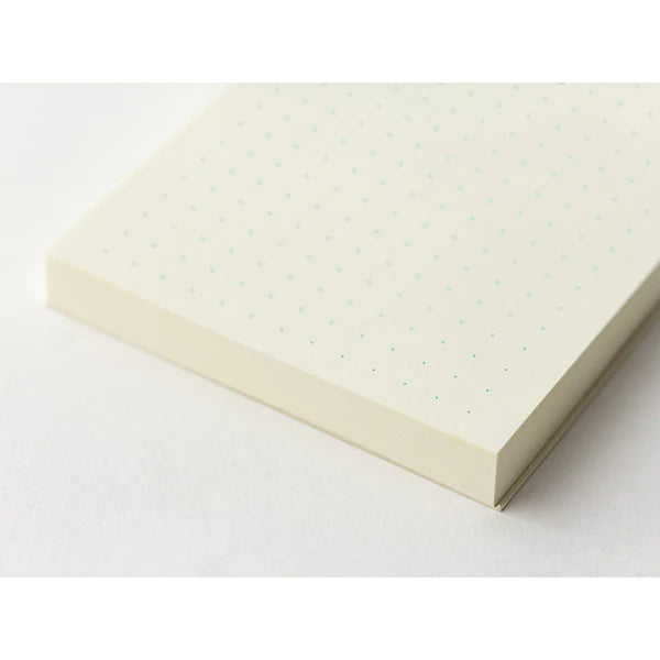 Midori A7 Sticky Memo Notepad - Dot Grid - closeup - Paper Kooka Australia