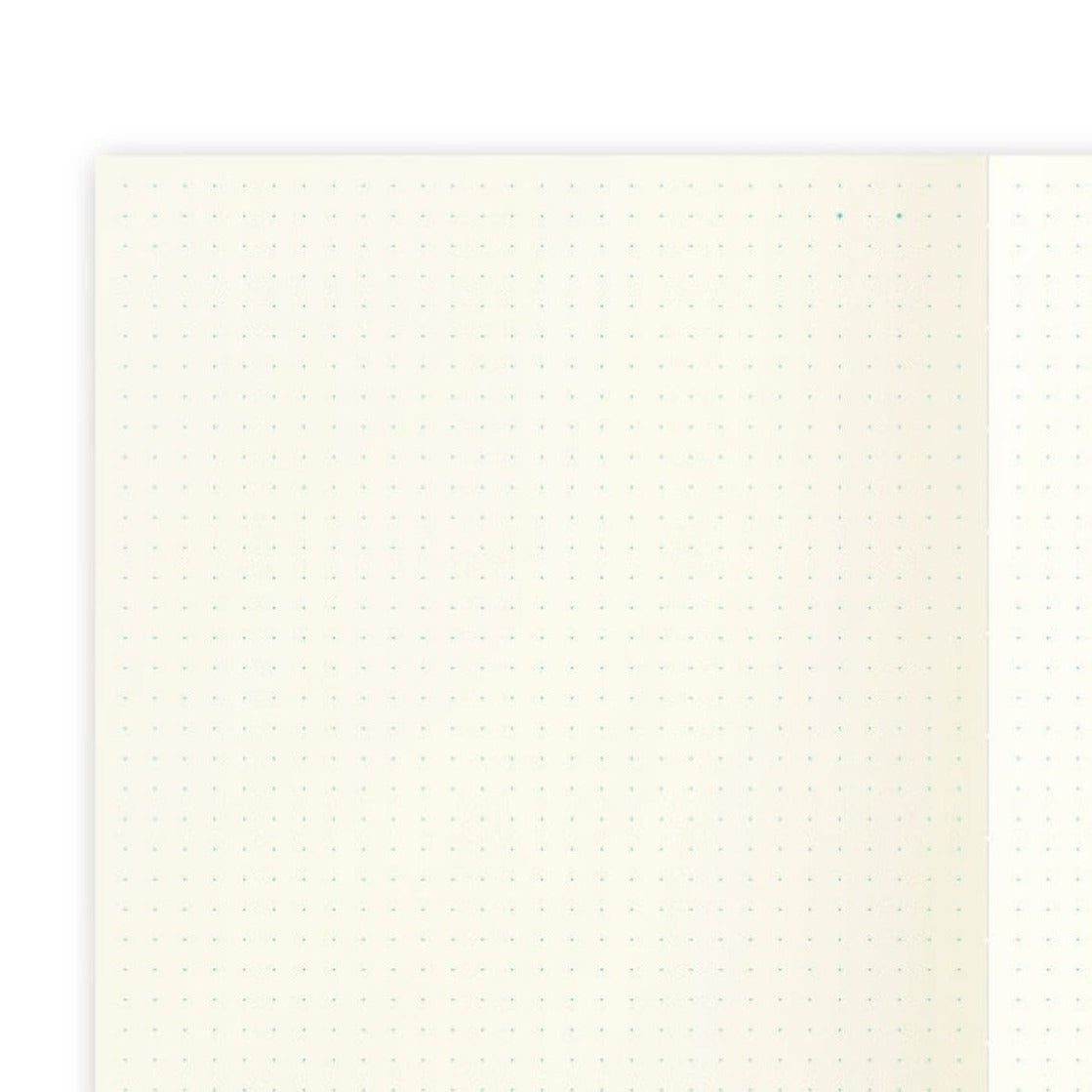 Midori Dotted Notebook A5 closeup on page layout - Paper Kooka Stationery Australia