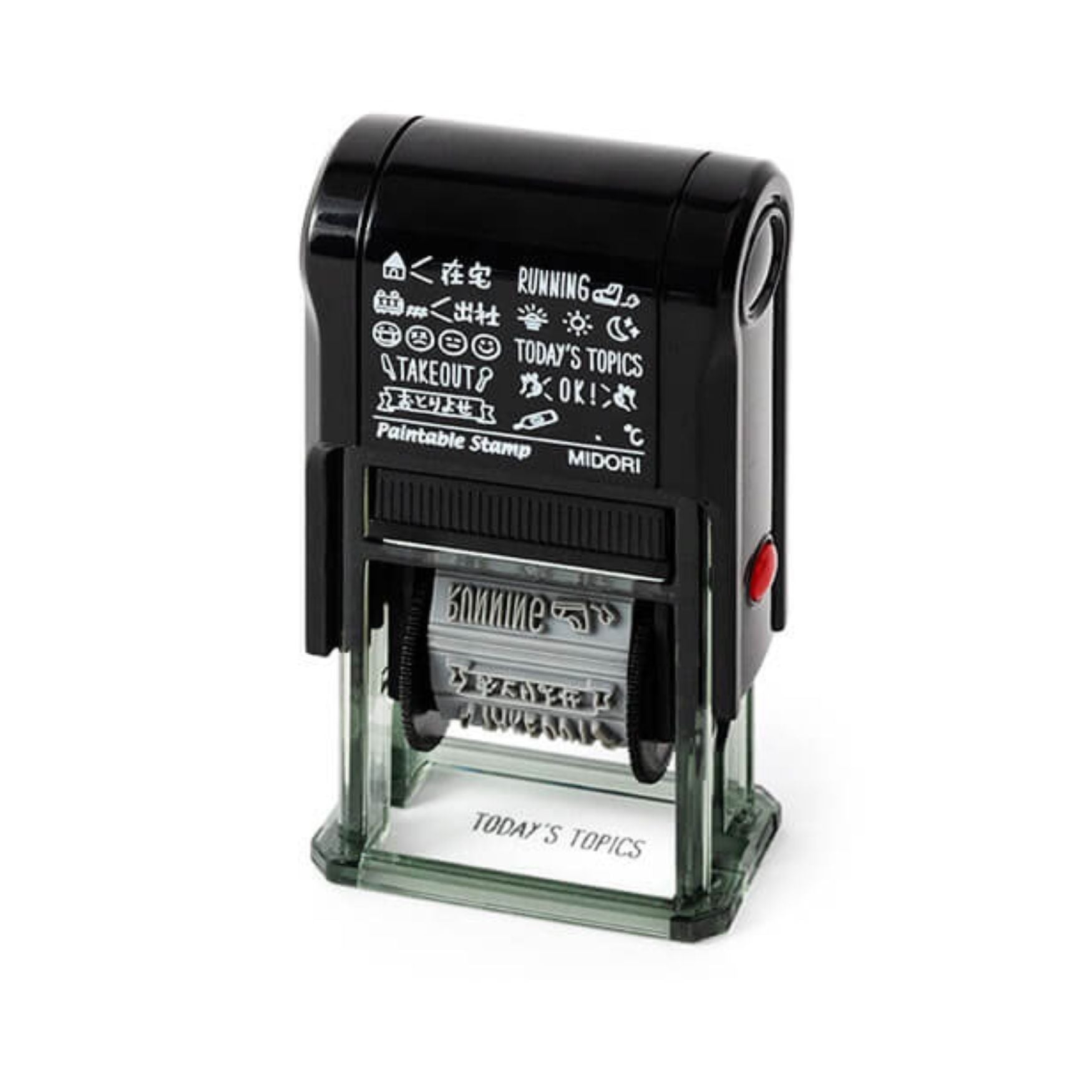 Midori Journaling Rotating Stamp - New Daily Life - Paper Kooka Australia