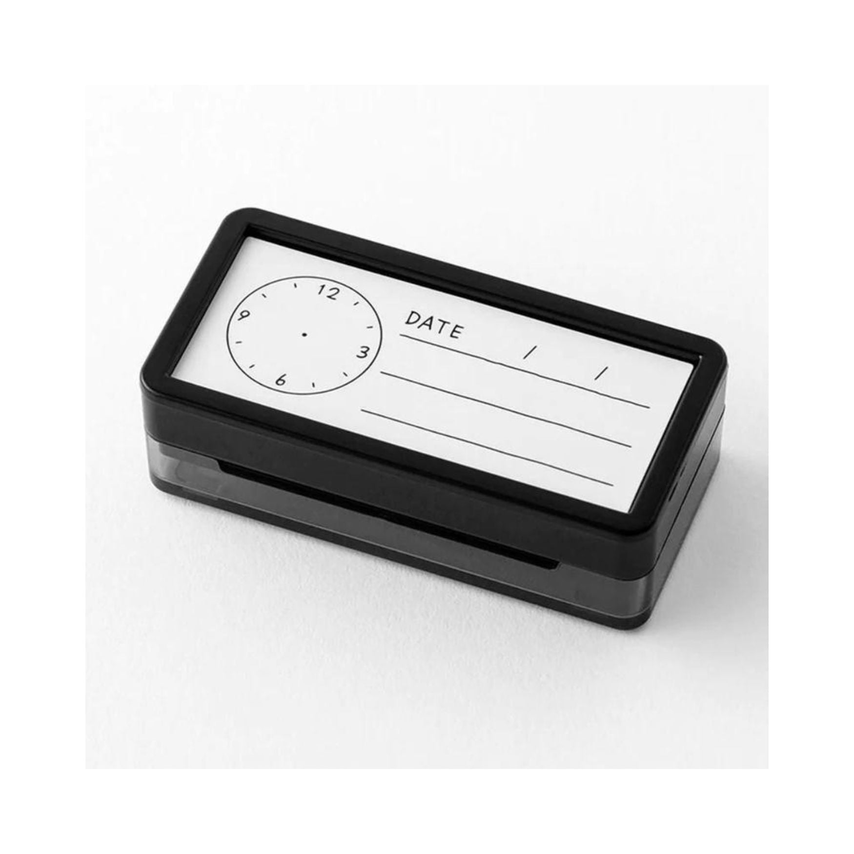 Midori Self-inking Half-Stamp - Clock - Paper Kooka Australia