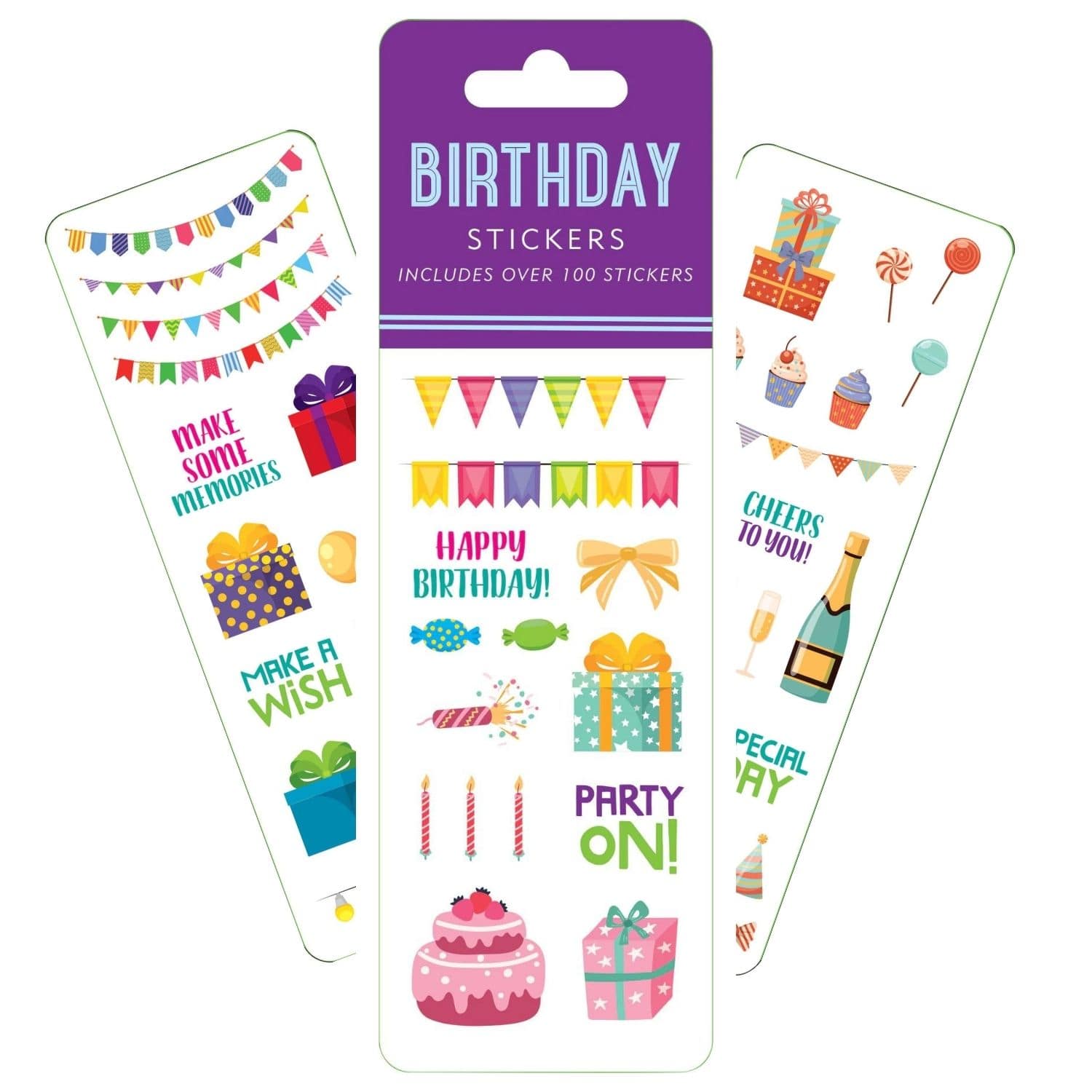 Peter Pauper Press Birthday Sticker Set with over 100 stickers - Paper Kooka Australia