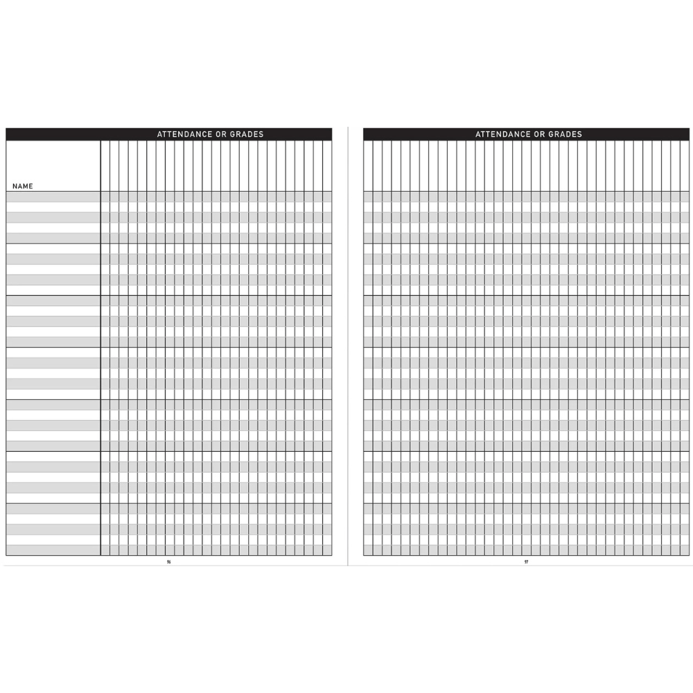 Black Teacher's Lesson Planner from Peter Pauper Press - Paper Kooka Stationery Shop Australia