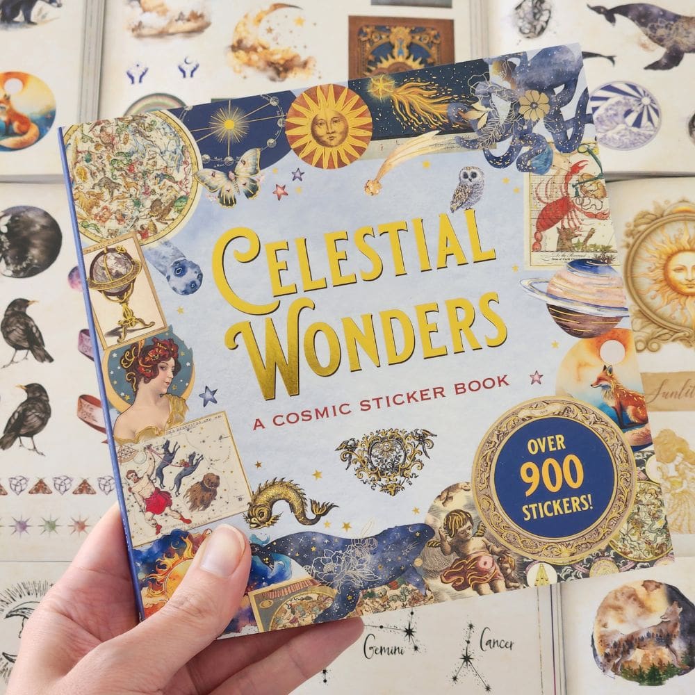Peter Pauper Press Celestial Wonders Sticker Book - Paper Kooka Australia