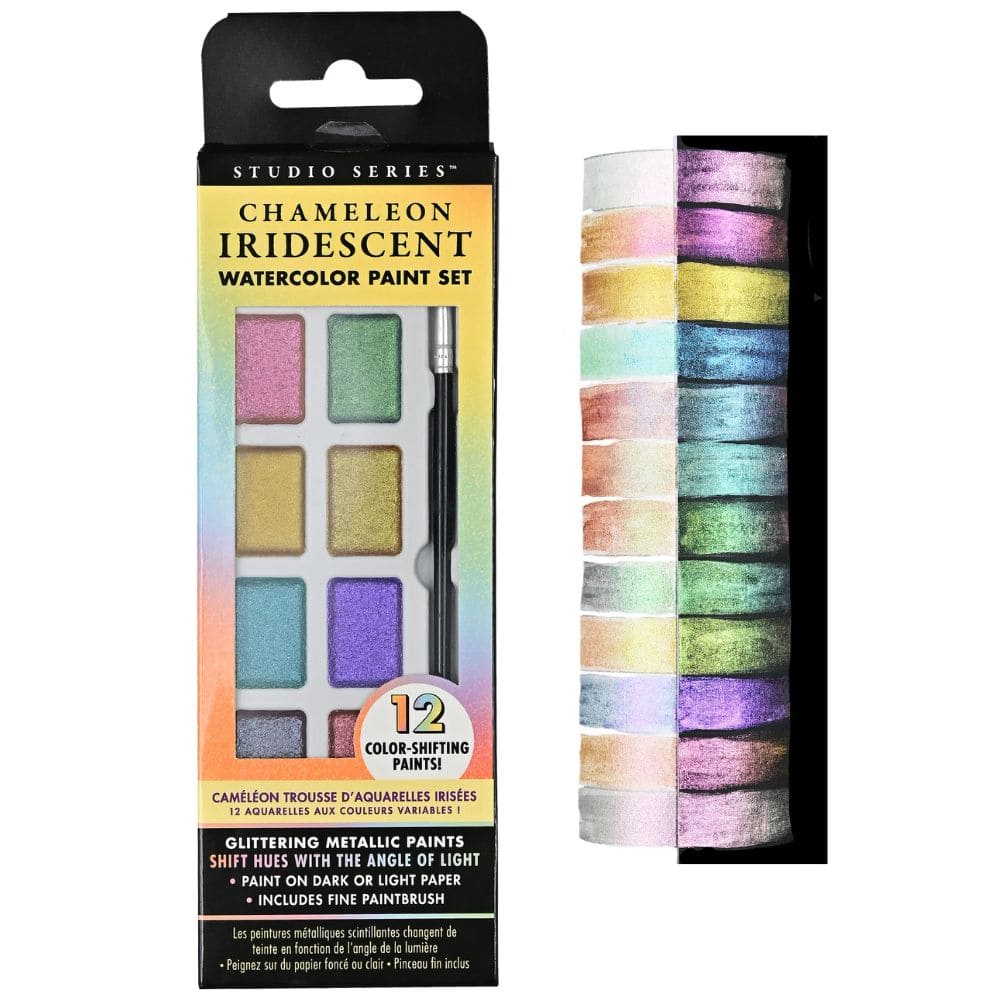 Peter Pauper Press Chameleon Iridescent Watercolour Paint Set - Paper Kooka Australia