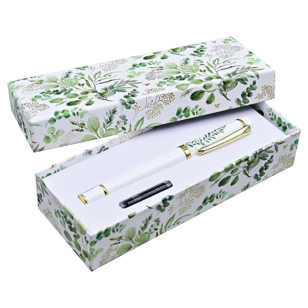 Peter Pauper Press Eucalyptus Fountain Pen with a gift box - Paper Kooka Australia