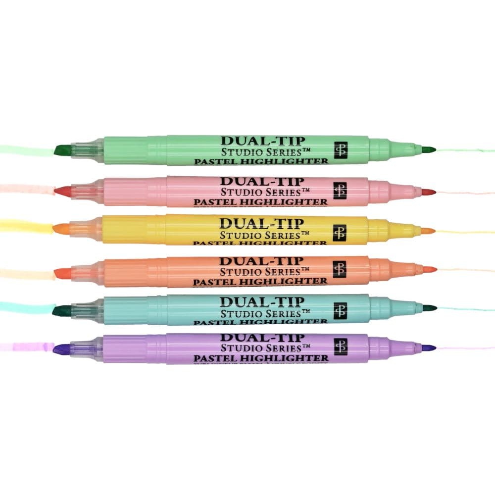 Peter Pauper Press Pastel Dual-Tip Highlighters writing sample - Paper Kooka Australia