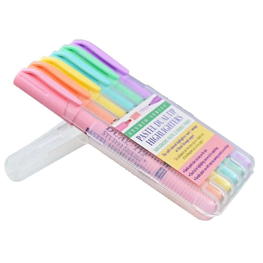 Peter Pauper Press Pastel Dual-Tip Highlighters - Paper Kooka Australia