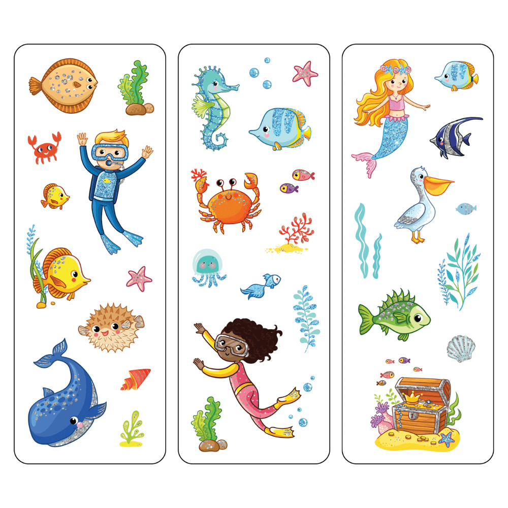 Peter Pauper Press Under the Sea Sticker Set - 6 sheets - Paper Kooka Australia