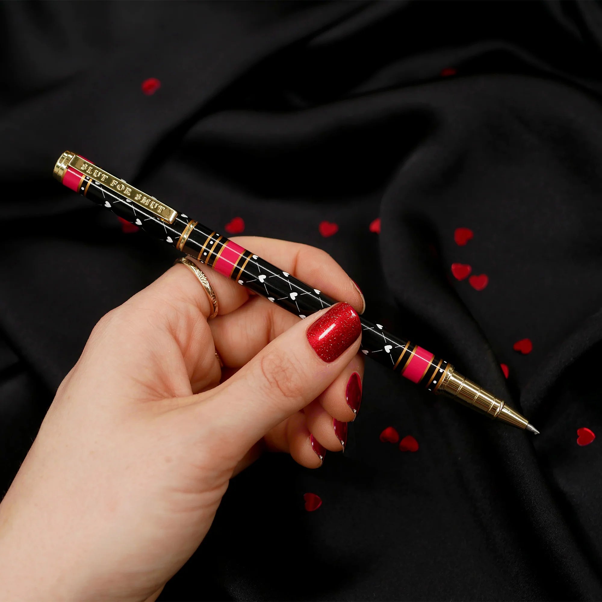 Slut for Smut Pen in Black by The Quirky Cup Collective - Paper Kooka Stationery Shop Australia