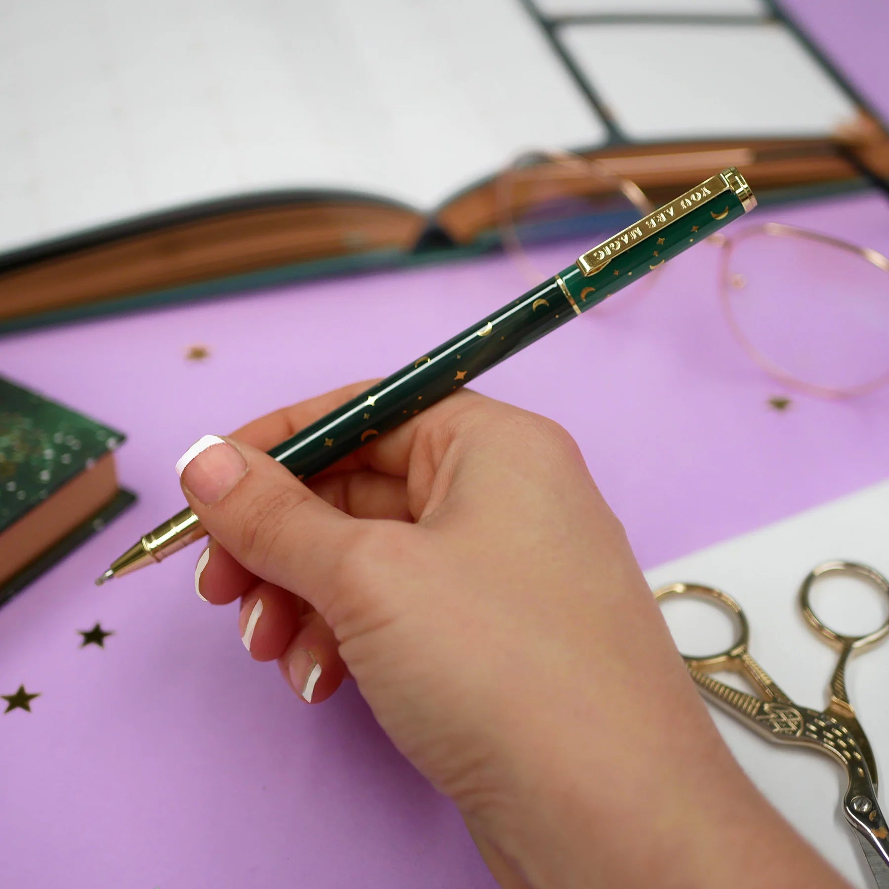 You Are Magic Pen in Emerald by The Quirky Cup Collective - Paper Kooka Stationery Shop Australia