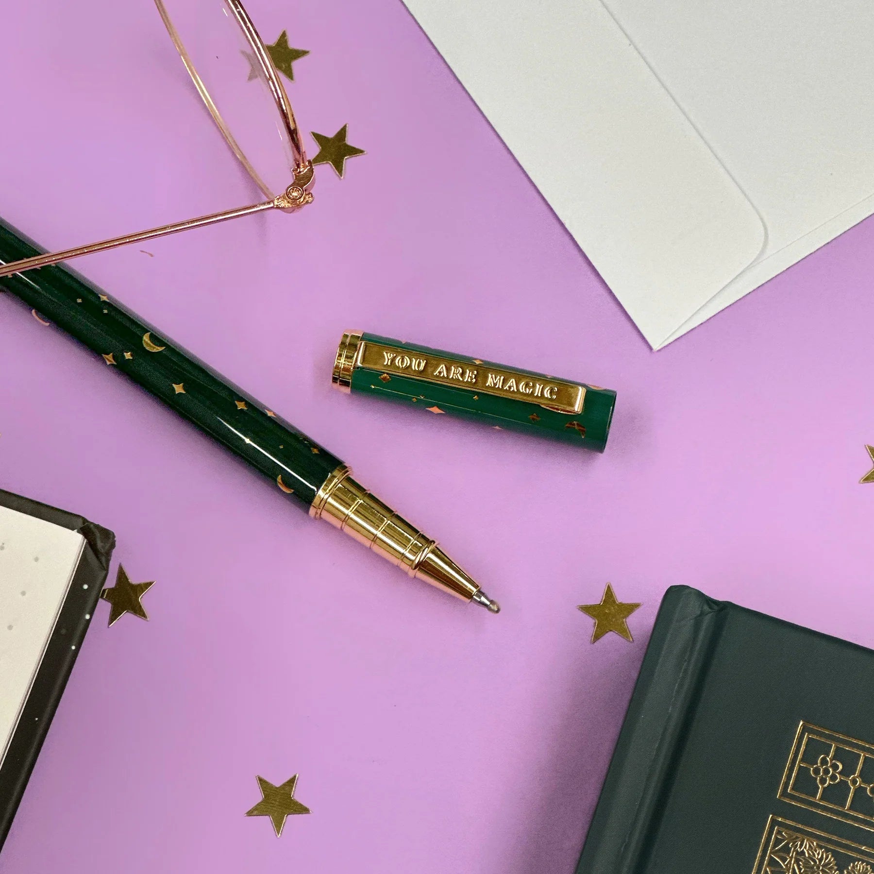 You Are Magic Pen in Emerald by The Quirky Cup Collective - Paper Kooka Stationery Shop Australia
