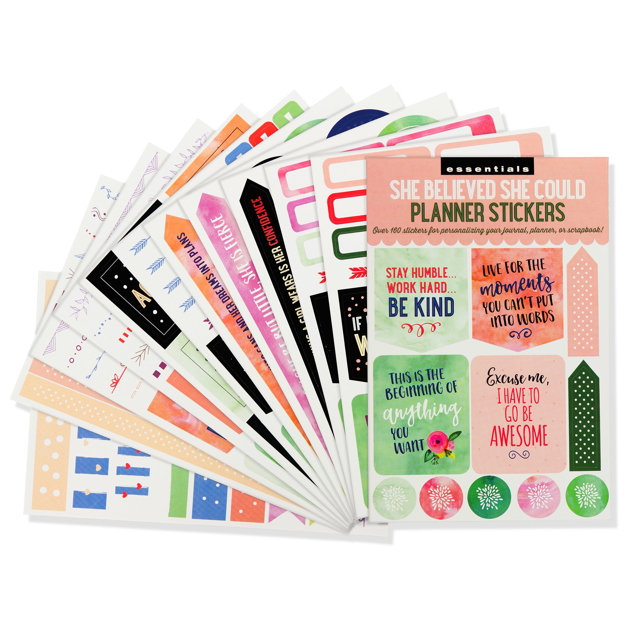 She Believed Planner Stickers - 12 sheets - Paper Kooka