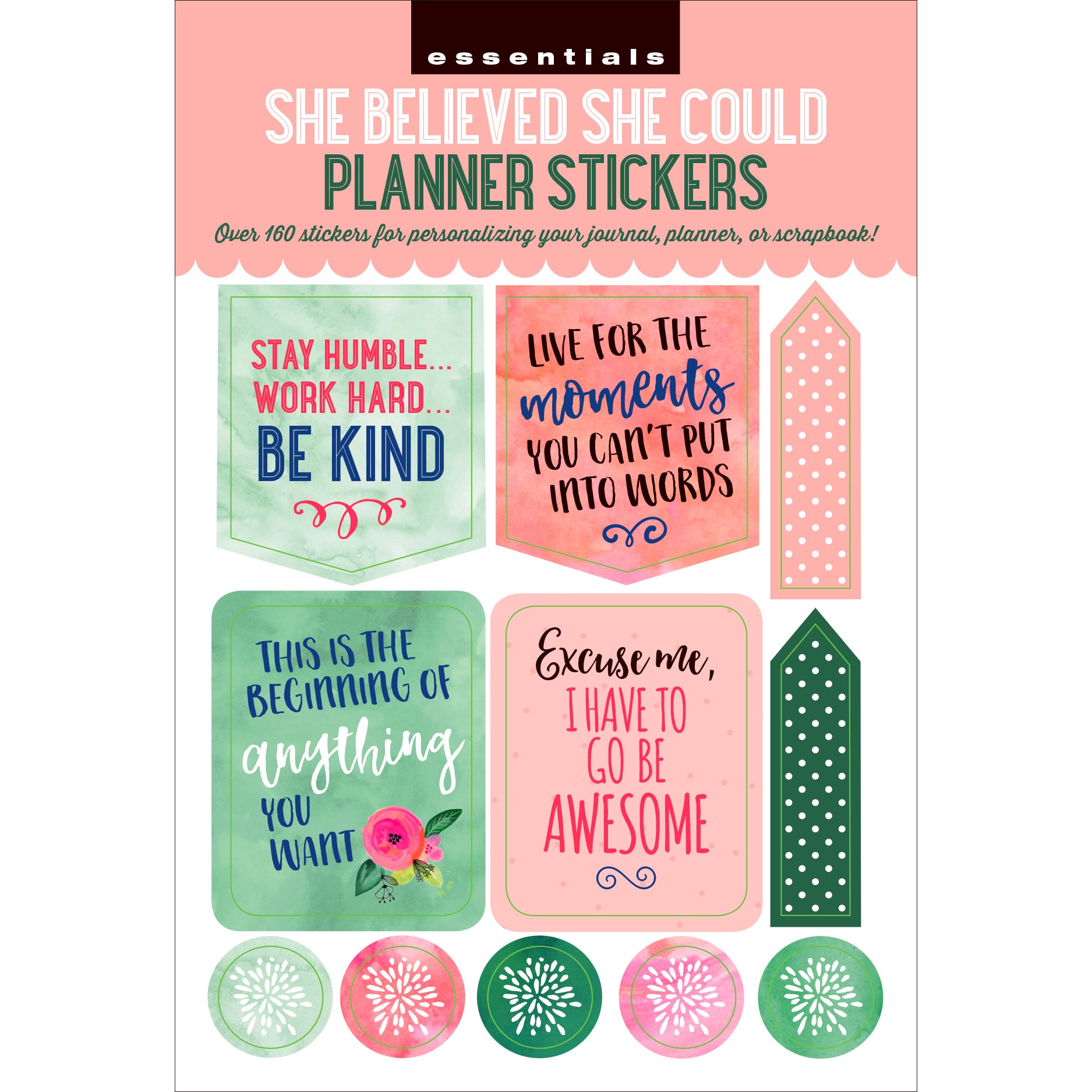 She Believed Planner Stickers - 12 sheets - Paper Kooka