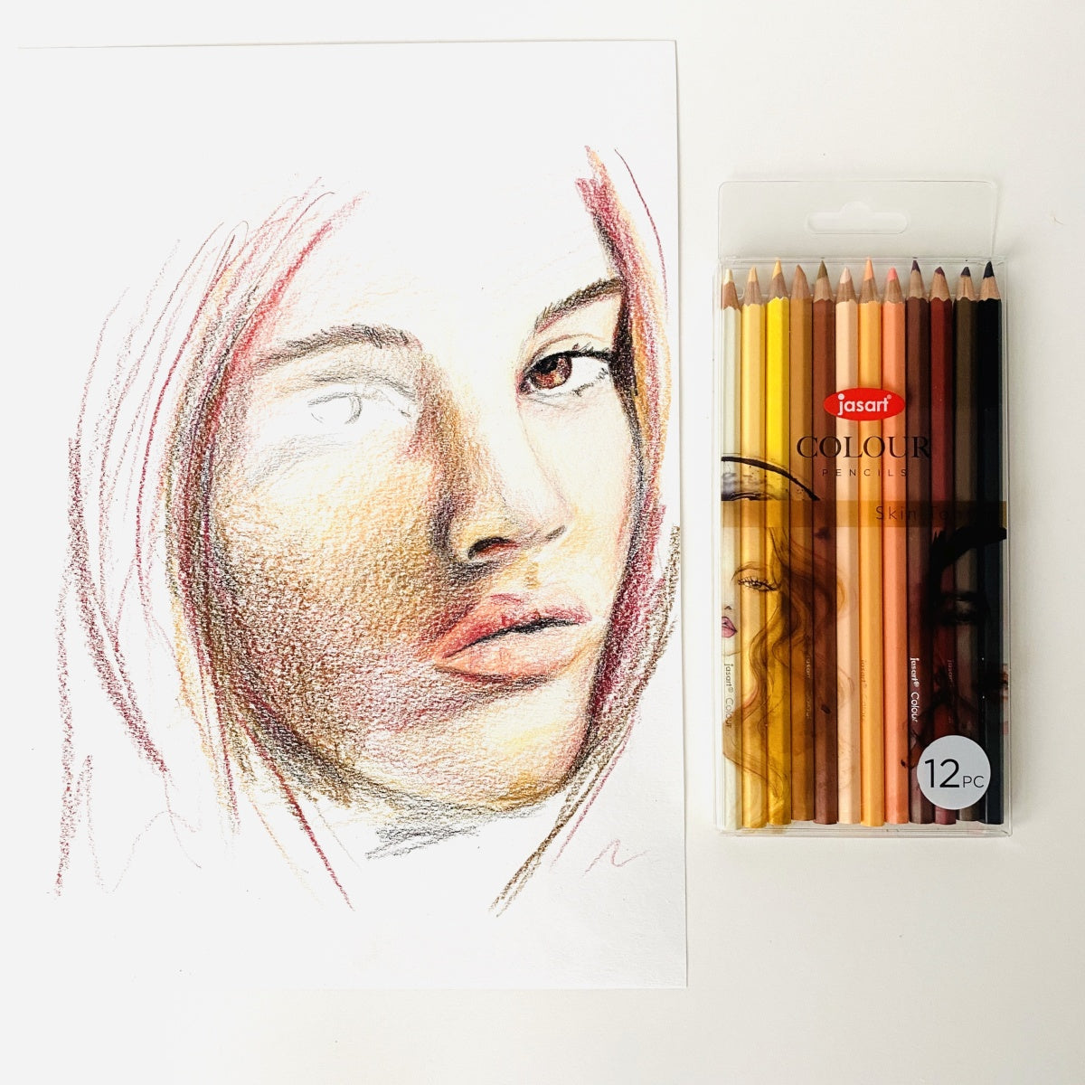 Colour Pencils Set - Skin - Paper Kooka