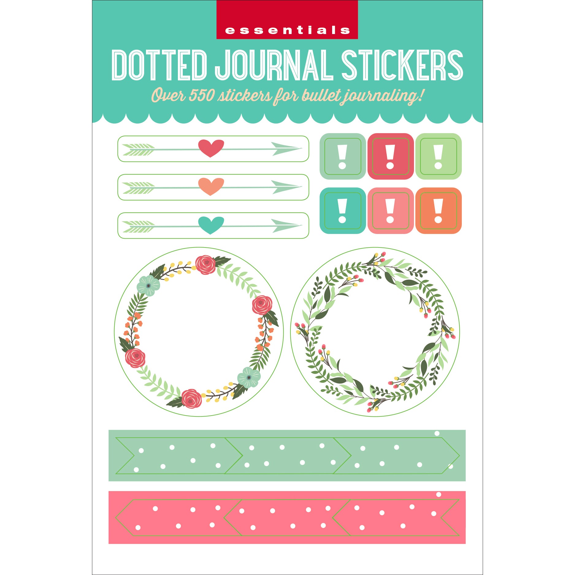 Dotted Journal Planner Stickers - 12 sheets - Paper Kooka