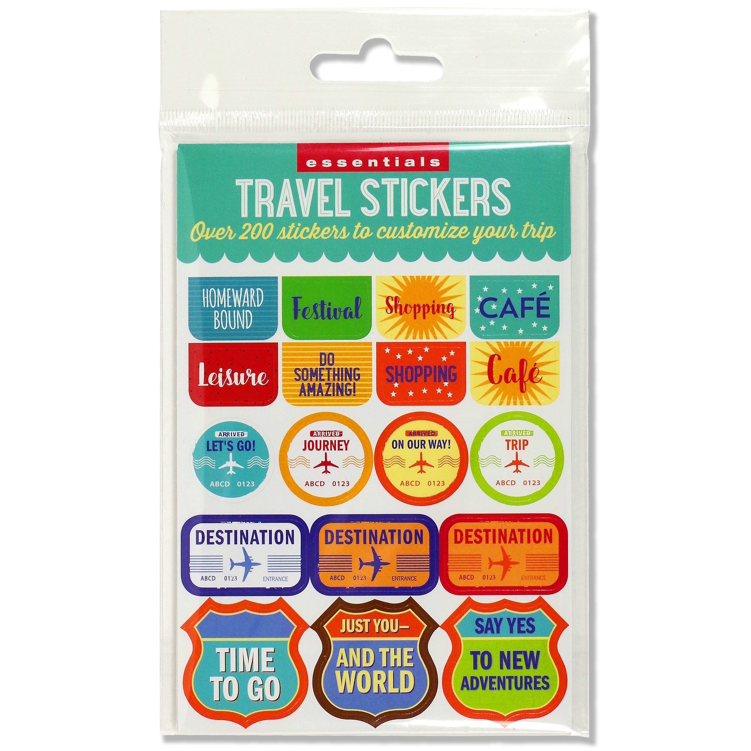 Travel Planner Stickers - 12 sheets - Paper Kooka