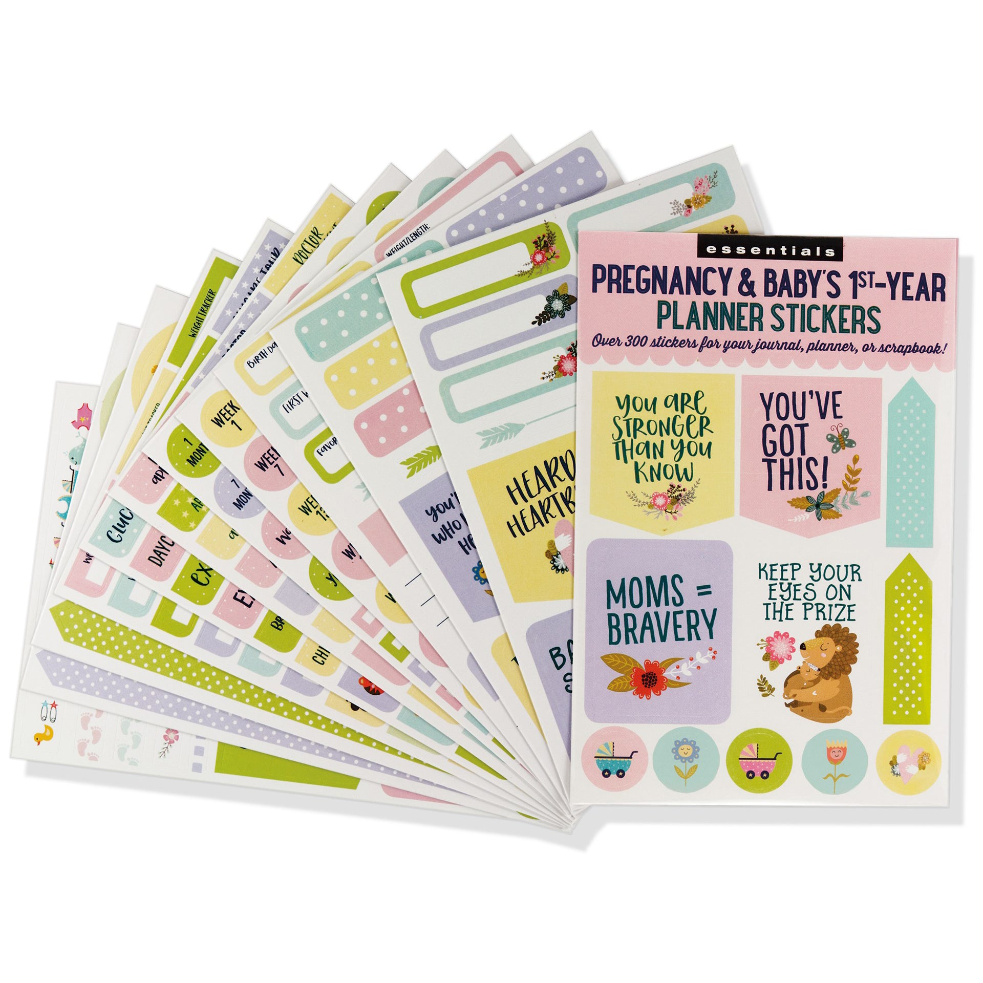 Pregnancy & Baby's 1st-Year Planner Stickers - 12 sheets - Paper Kooka