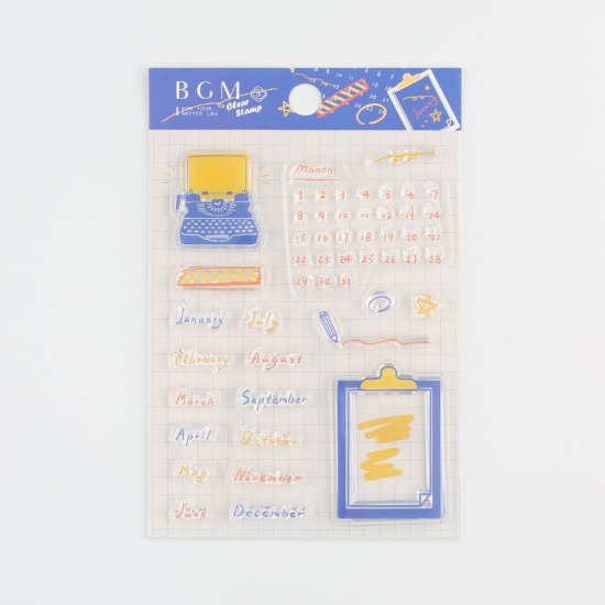 Calendar Clear Stamps - Paper Kooka