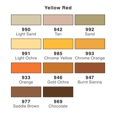 Dual Brush Pen - yellow red range - SINGLE PENS - Paper Kooka