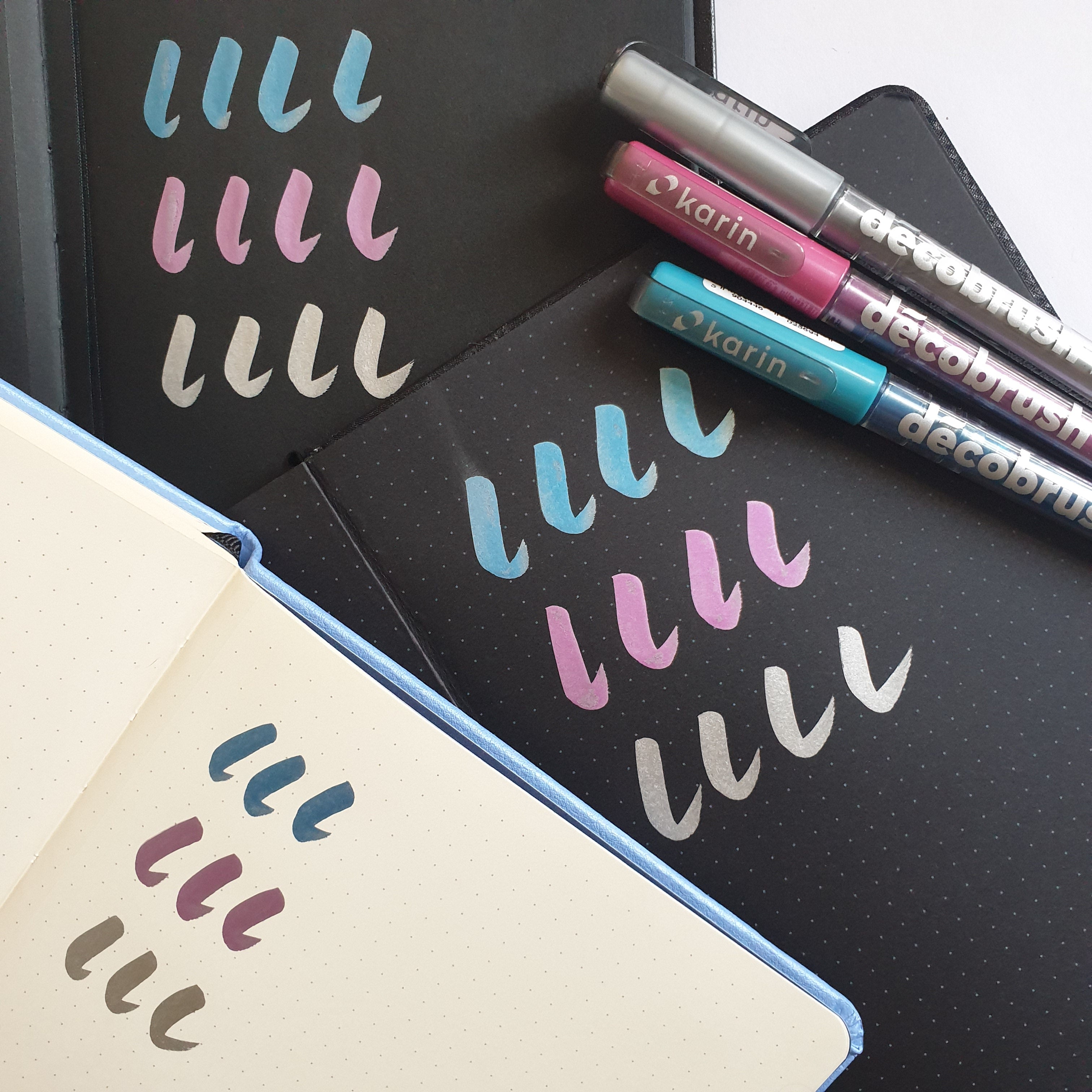DécoBrush METALLIC brush pens - 10 colours set - Paper Kooka