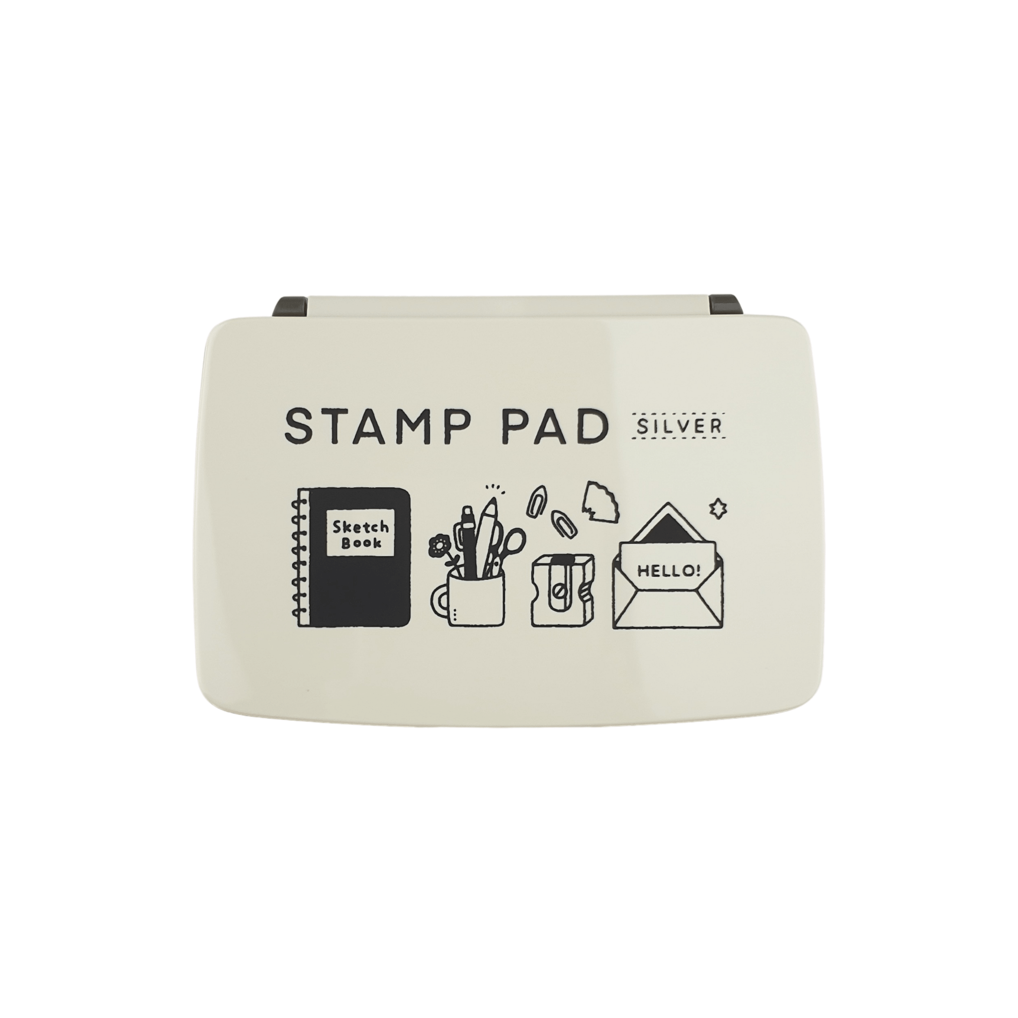 'Hello, Small Things' Stamp Ink Pad - Silver - Paper Kooka
