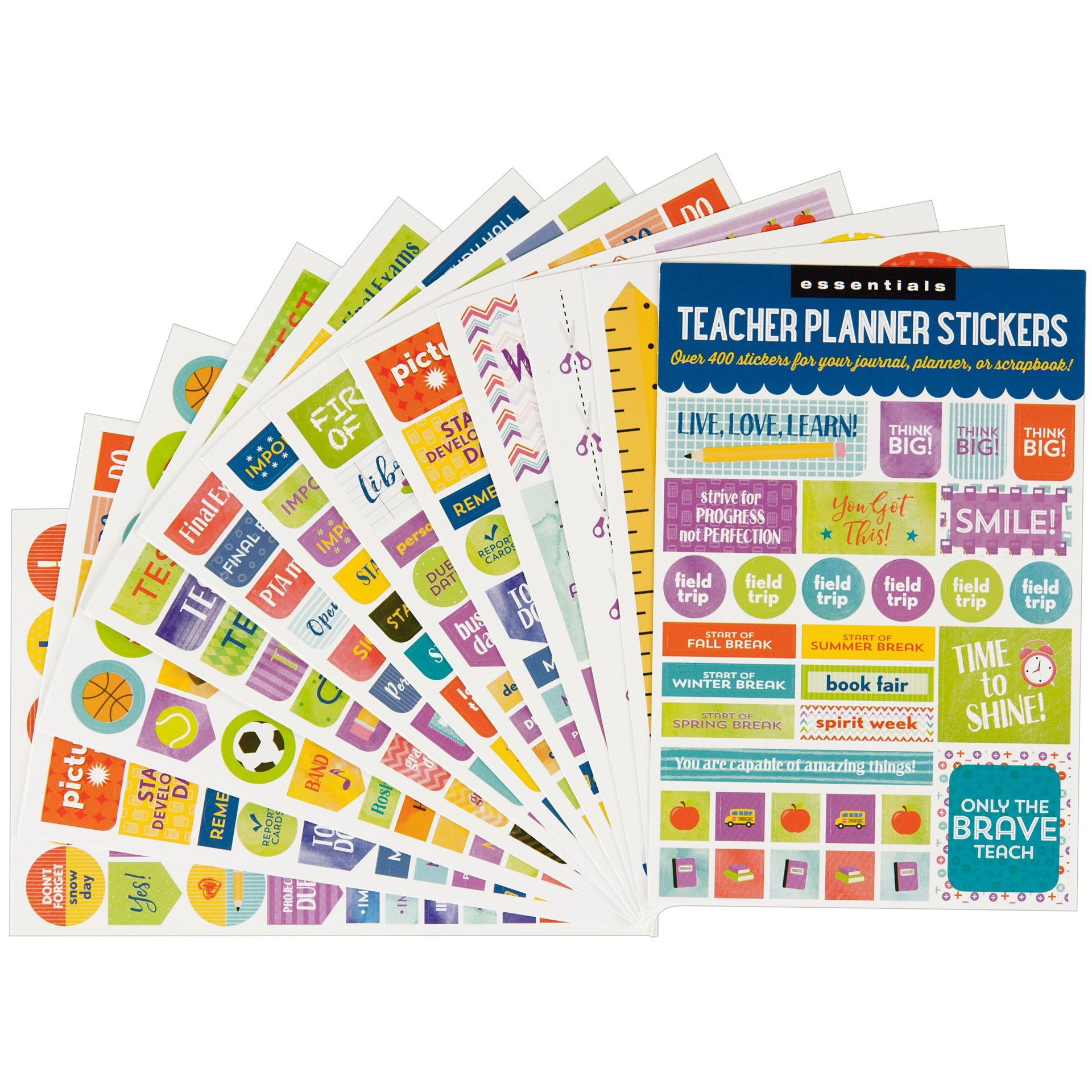 Teacher Planner Stickers - 12 sheets - Paper Kooka