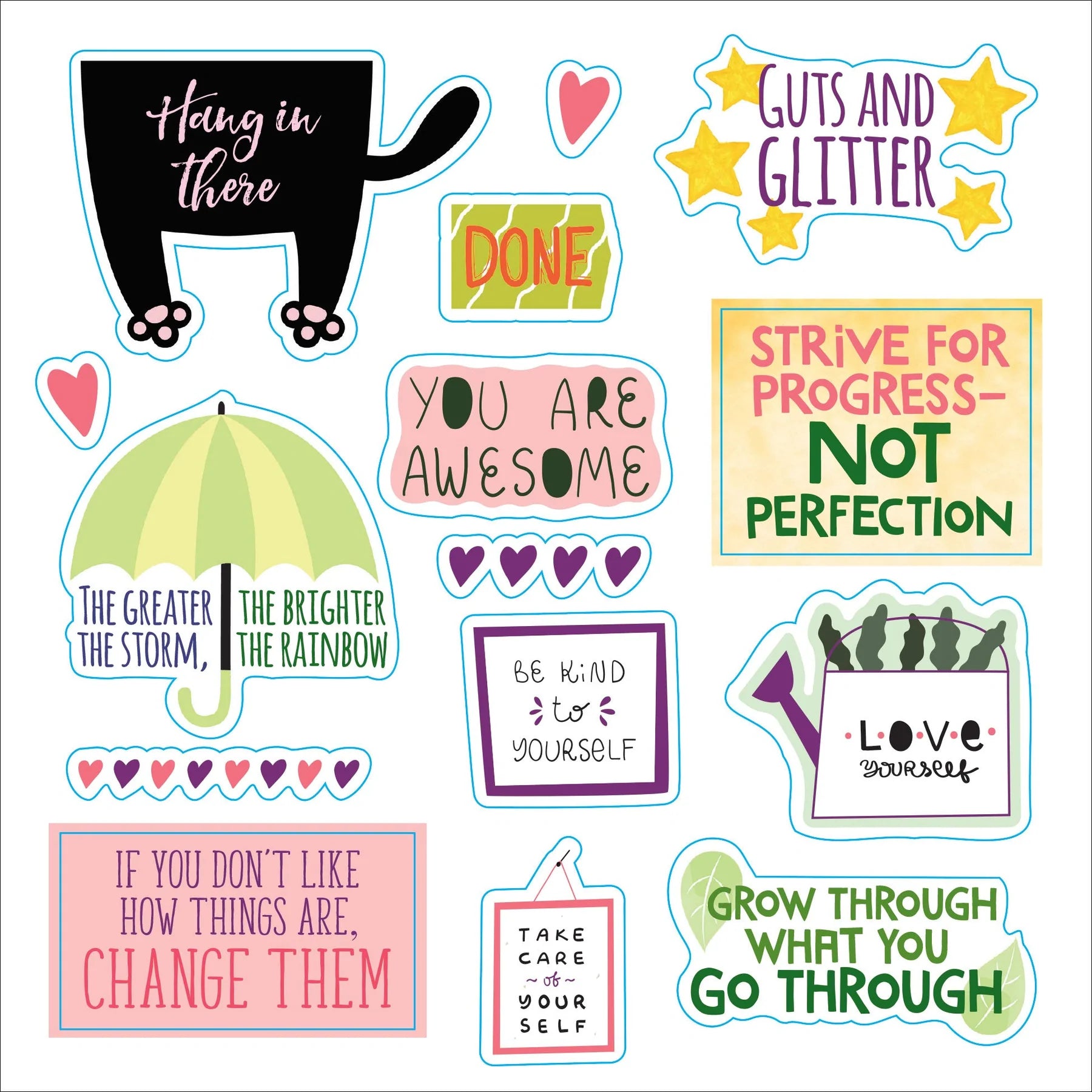 Whatever You Say! A Words and Phrases Sticker Book - Paper Kooka Australia