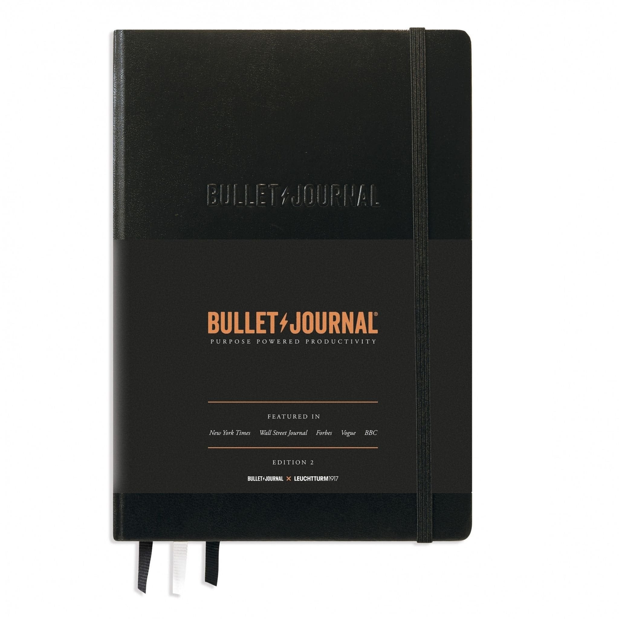 Leuchtturm1917 A5 Dotted Bullet Journal Second Edition Black - Paper Kooka