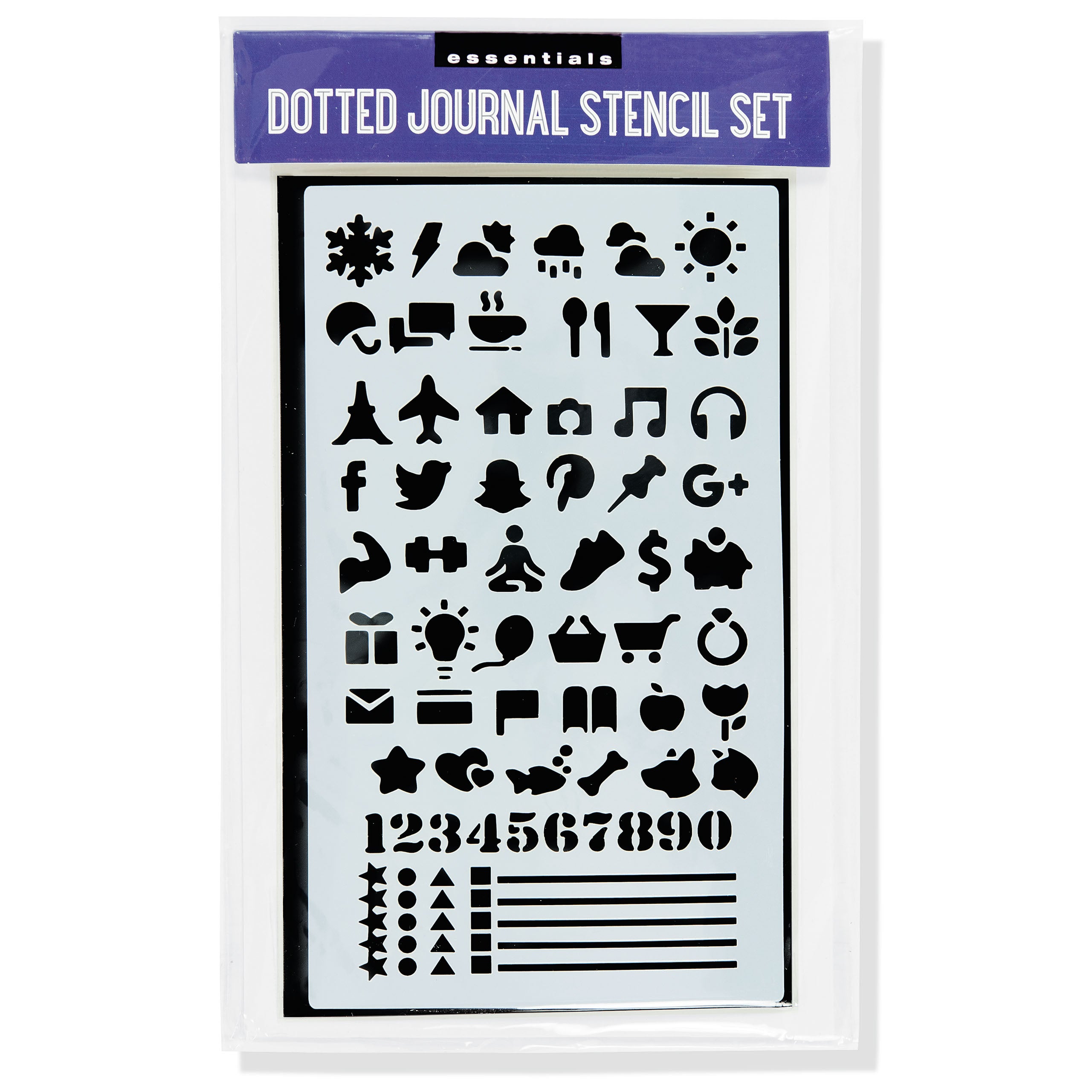 Dotted Journal Stencil Set - Paper Kooka
