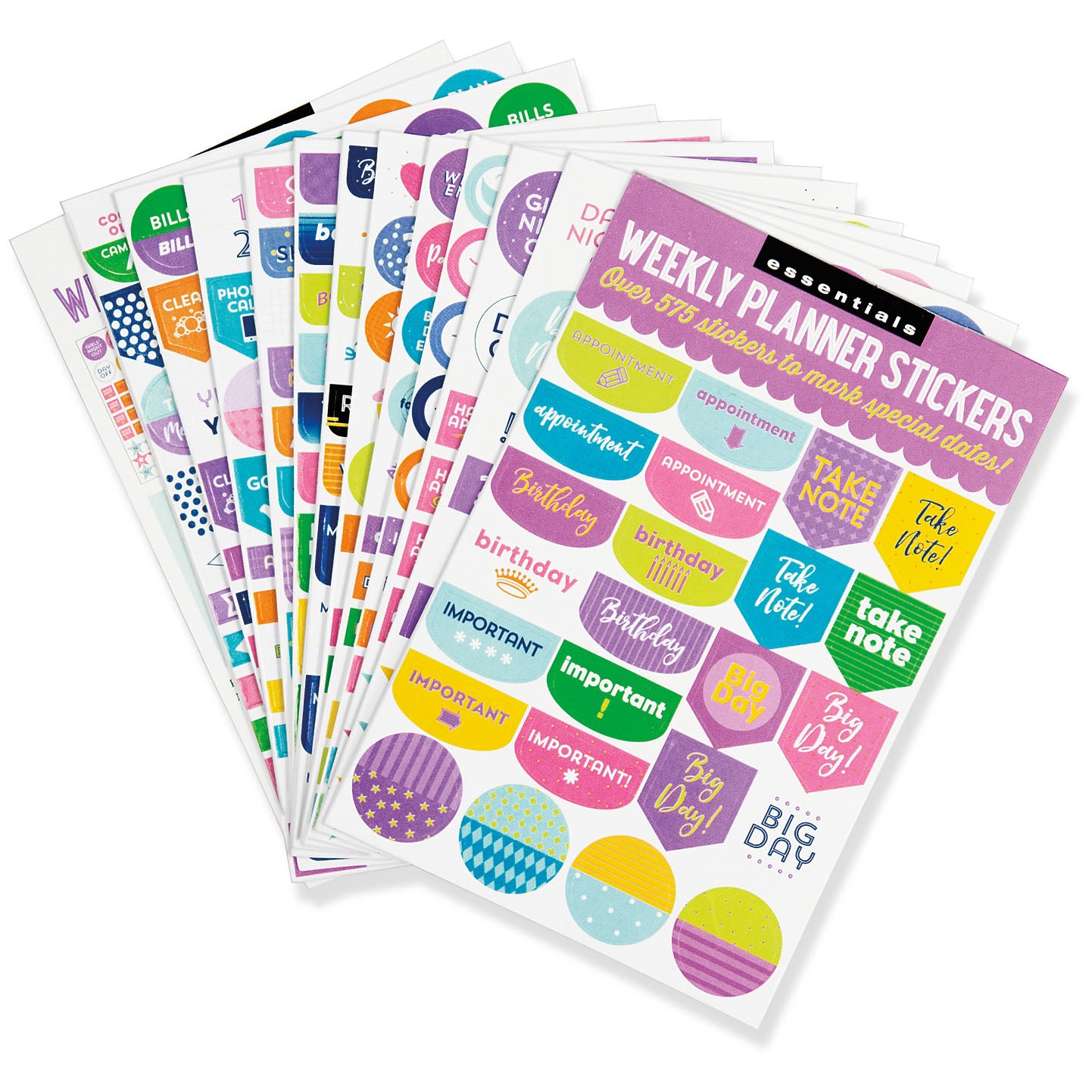 Weekly Planner Stickers - 12 sheets - Paper Kooka