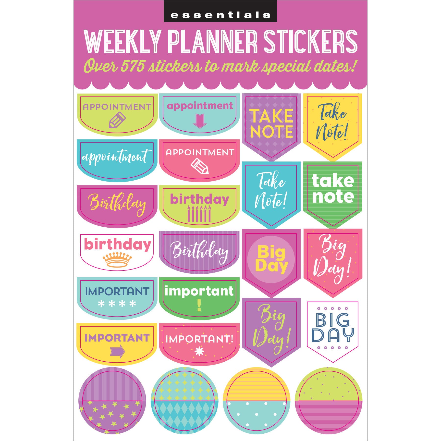 Weekly Planner Stickers - 12 sheets - Paper Kooka