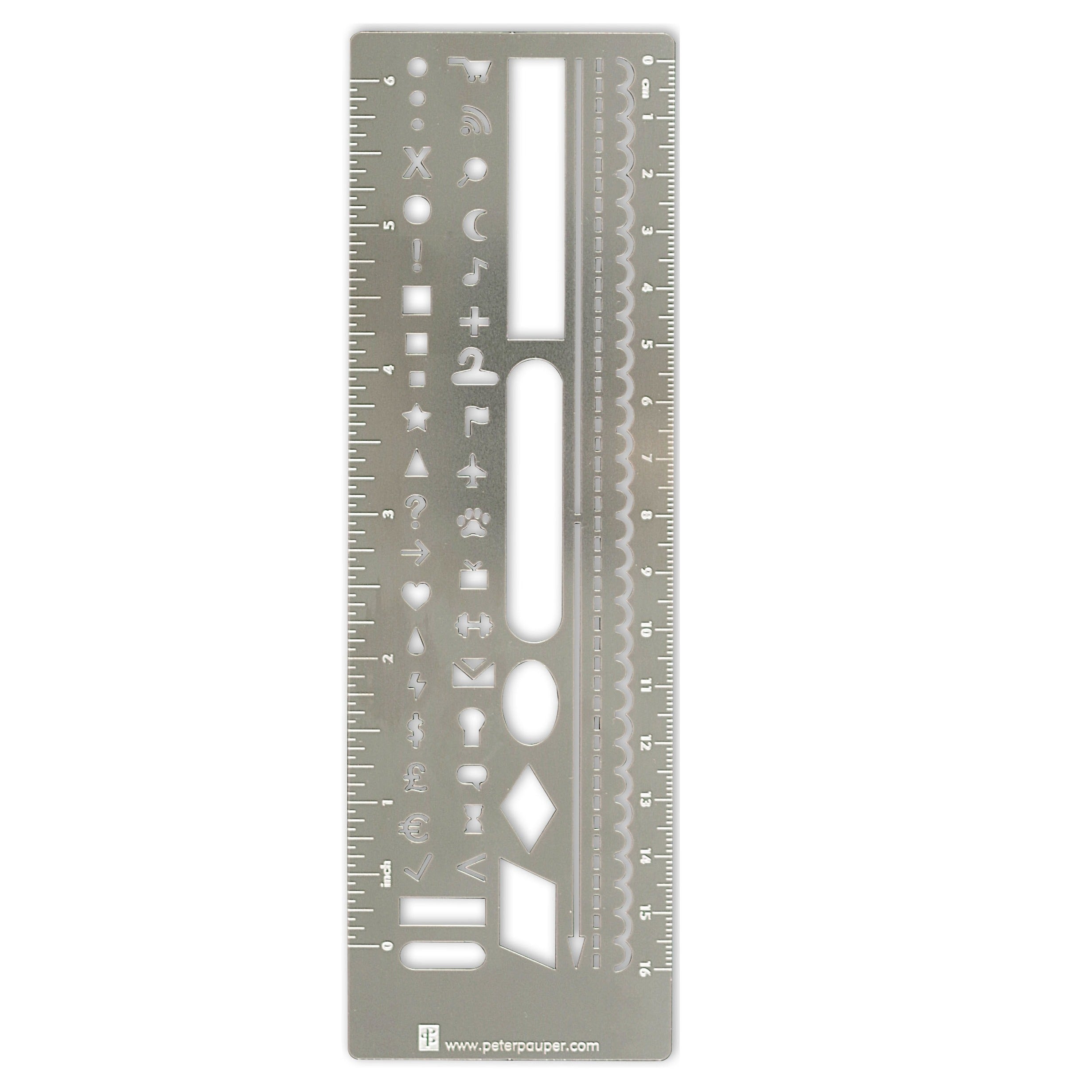 Metal Stencil Bookmark - Paper Kooka