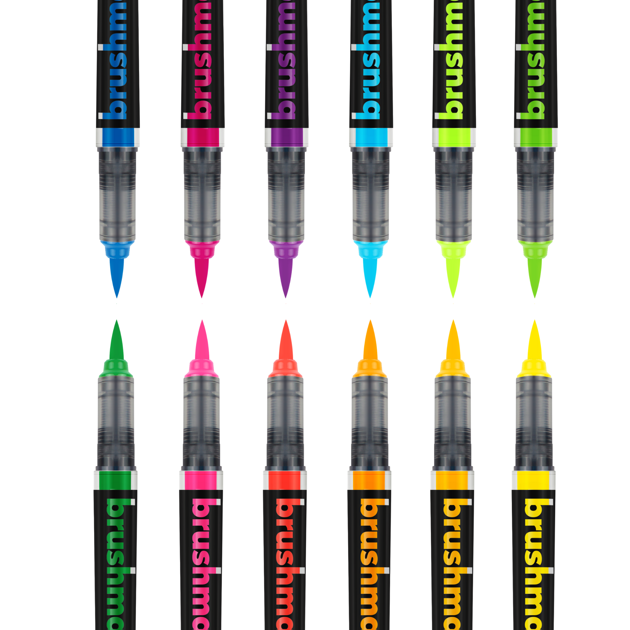 BrushmarkerPRO brush - NEON colours - SINGLE PENS - Paper Kooka