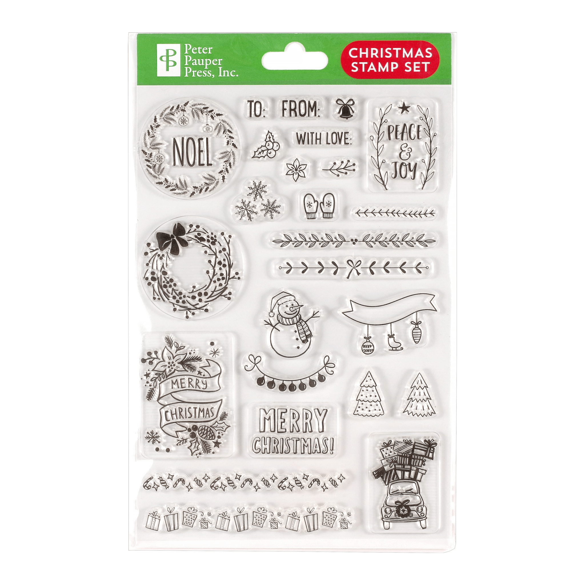 Christmas Clear Stamp Set - Paper Kooka
