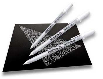 Gelly Roll - White - SINGLE PENS - Paper Kooka