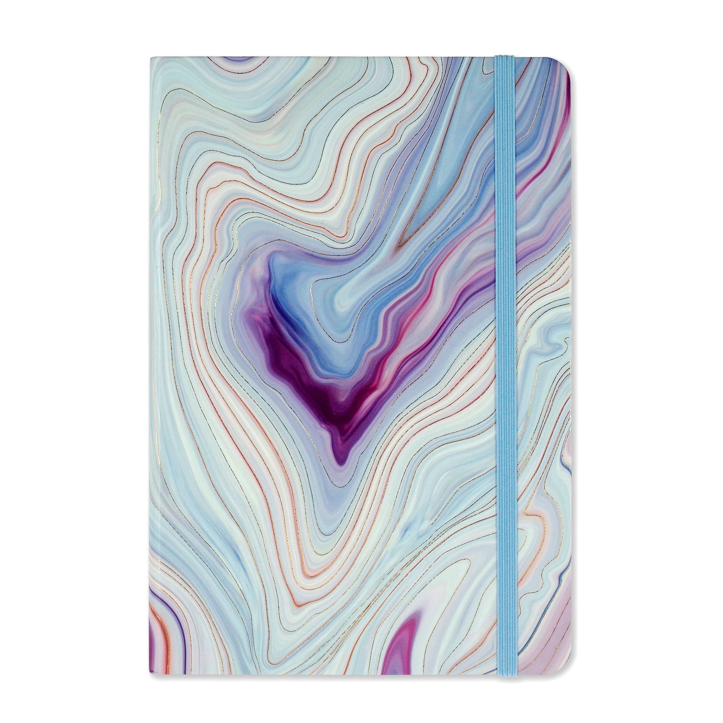Peter Pauper Press Blue Agate A5 Dotted Notebook - Paper Kooka