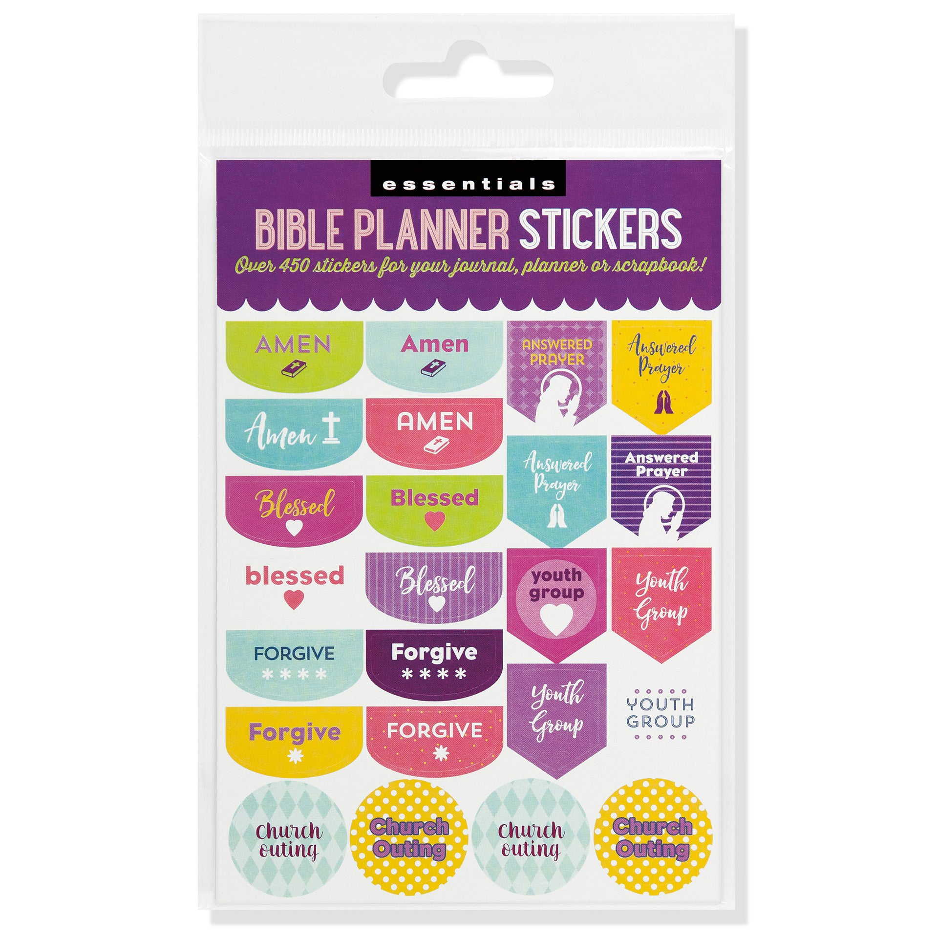Bible Planner Stickers - 12 sheets - Paper Kooka