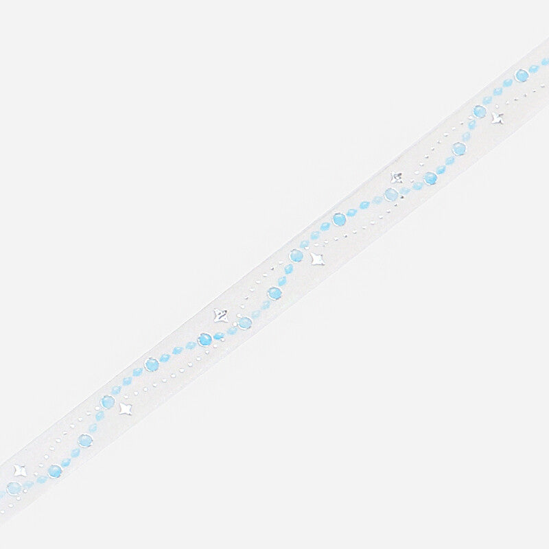 BGM Blue Pearls thin decorative tape - Paper Kooka Australia