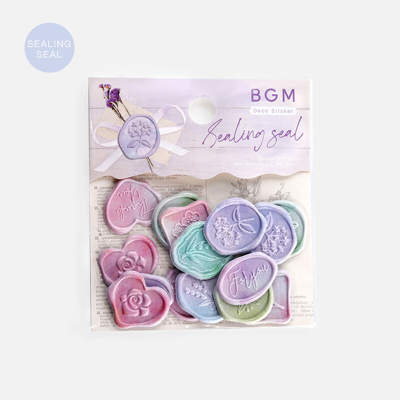 BGM Botanical Garden Sealing Seal Stickers packaging - Paper Kooka Australia
