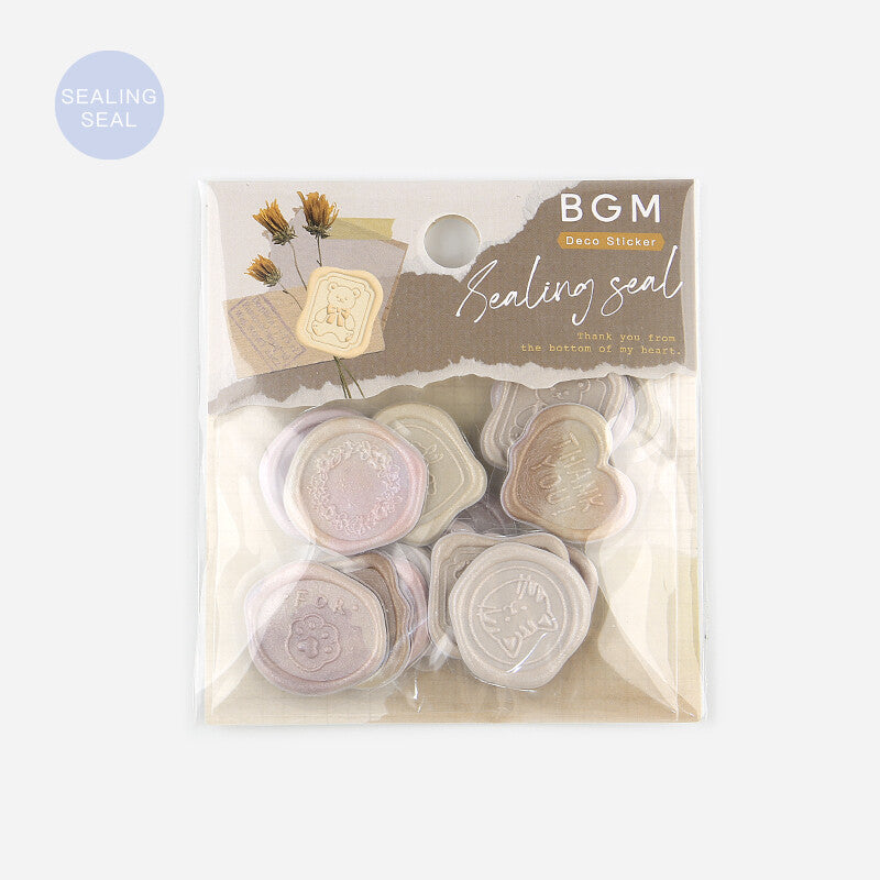 BGM Coffee Irodori Sealing Seal Stickers packaging - Paper Kooka Australia
