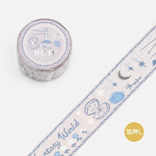 BGM Fantasy World Embroidered Ribbon washi tape - Paper Kooka Australia